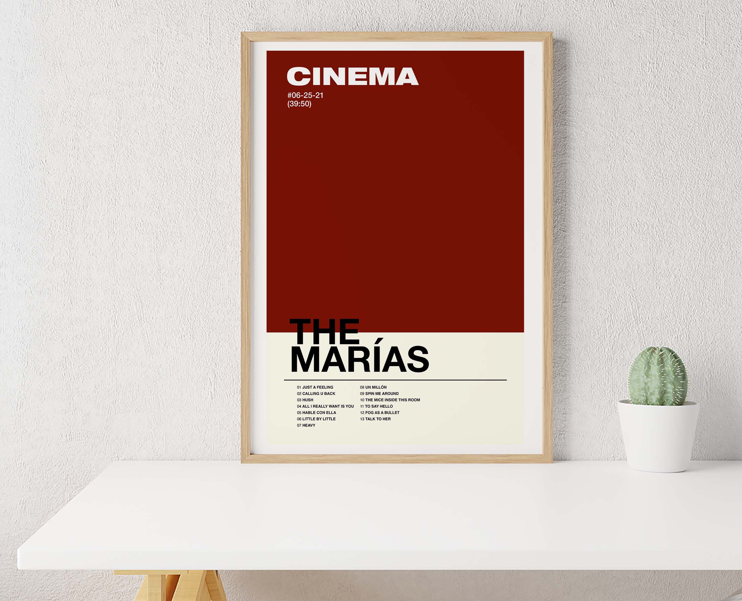 The Marias - Cinema – COLORED CHORDS