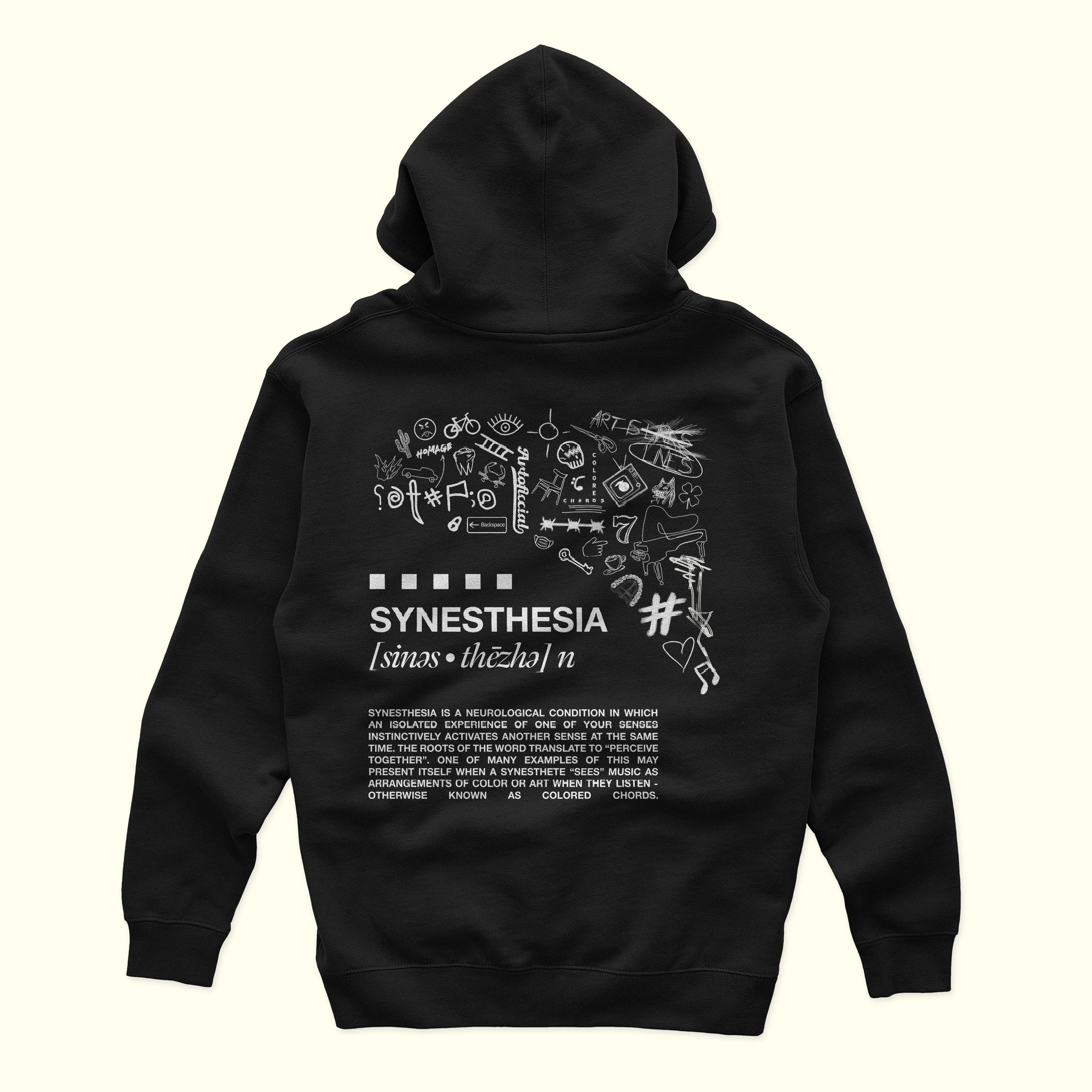 Mural Hoodie - Vantablack